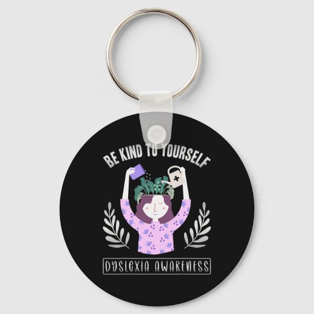 Awareness Be Kind To Yourself  Key Ring (Front)