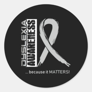 Awareness Because Its Problems We Fight Together  Classic Round Sticker
