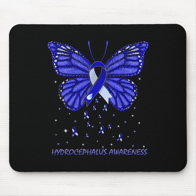 Awareness Butterfly 1  Mouse Pad (Front)