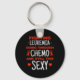 Awareness Cancer Warrior Fighting Leukaemia Surviv Key Ring
