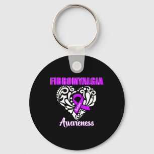 Awareness Chronic Pain Survivor Women Warrior  Key Ring