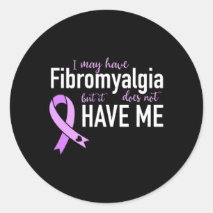 Awareness  classic round sticker