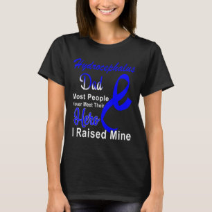 Awareness Dad Blue Ribbon Father Support T-Shirt