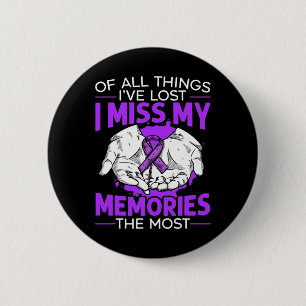 Awareness Dementia Support 6 Cm Round Badge