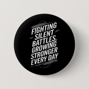 Awareness Depression Anxiety Mental Health 6 Cm Round Badge