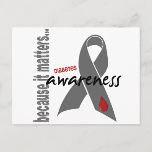 Awareness Diabetes Postcard