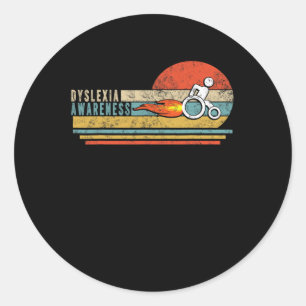 Awareness Disability Gifts Handicapped Wheelchair Classic Round Sticker