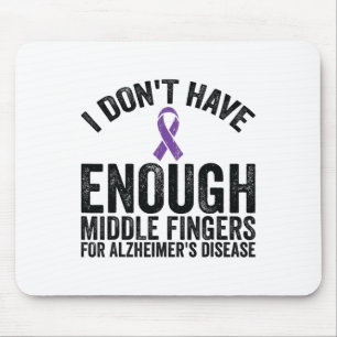 Awareness - Don't Have Middle Fingers For Heimerhe Mouse Pad