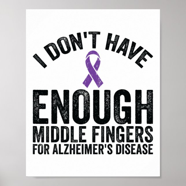 Awareness - Don't Have Middle Fingers For Heimerhe Poster (Front)