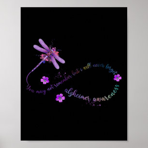 Awareness Dragonfly You May Not Remember Butterfly Poster