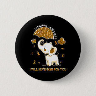 Awareness Elephant  6 Cm Round Badge