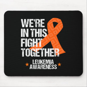 Awareness Family Fight Orange Ribbon Gift Mouse Pad