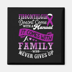 Awareness Family Purple Ribbon Support 1 Magnet