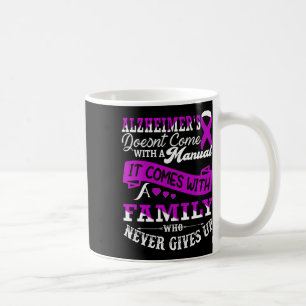 Awareness Family Support Heimer Warrior Coffee Mug