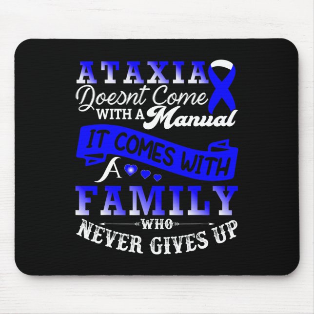 Awareness Family Warrior Support  Mouse Pad (Front)
