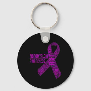 Awareness Fight Ribbon Support 1 Key Ring