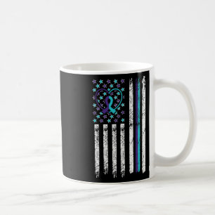 Awareness Flag Anxiety Mental Health Therapists  Coffee Mug