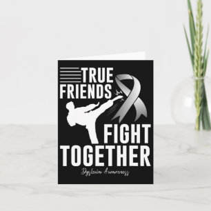 Awareness Friend Support Martial Arts Card