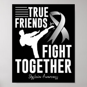 Awareness Friend Support Martial Arts Poster