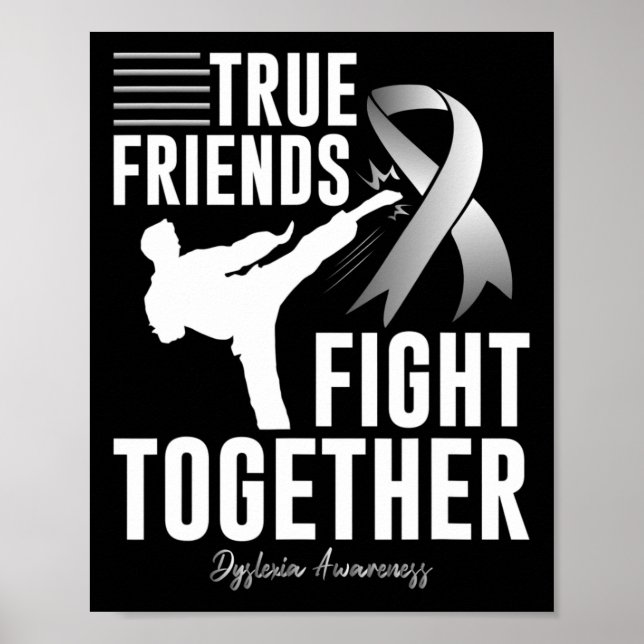 Awareness Friend Support Martial Arts  Poster (Front)