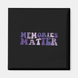 Awareness Groovy Memories Problem Purple Warrior Magnet
