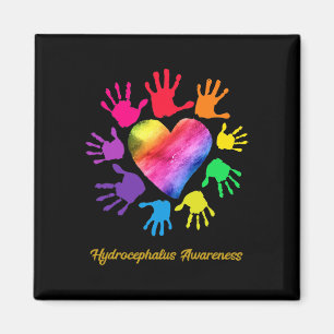 Awareness Hands Hydrocephalus Gift  Magnet