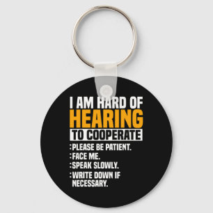 Awareness Hearing Aid Implant Asl Cooperate Please Key Ring