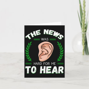 Awareness Hearing Aid Implant Asl Hard For Me To H Card