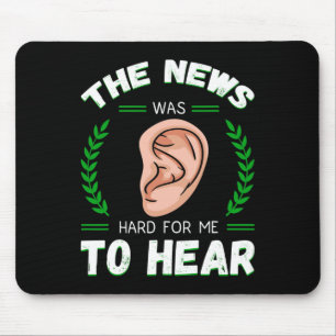 Awareness Hearing Aid Implant Asl Hard For Me To H Mouse Pad