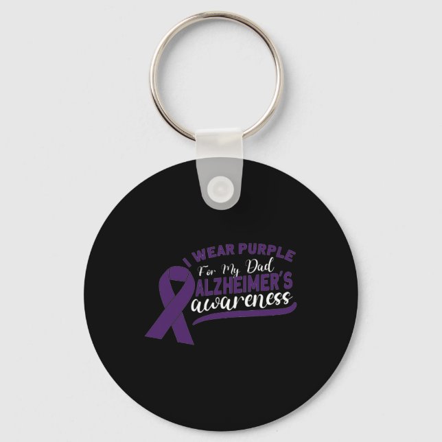 Awareness Heimer Dementia Senior 2  Key Ring (Front)