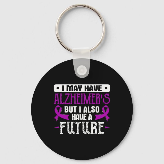 Awareness - Heimer's Disease Gift  Key Ring (Front)