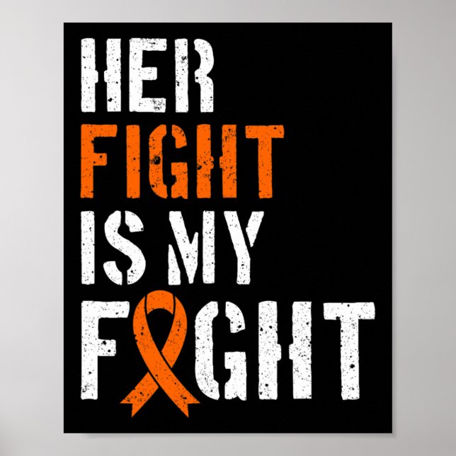 Awareness Her Fight Is My Fight Support 1  Poster (Front)