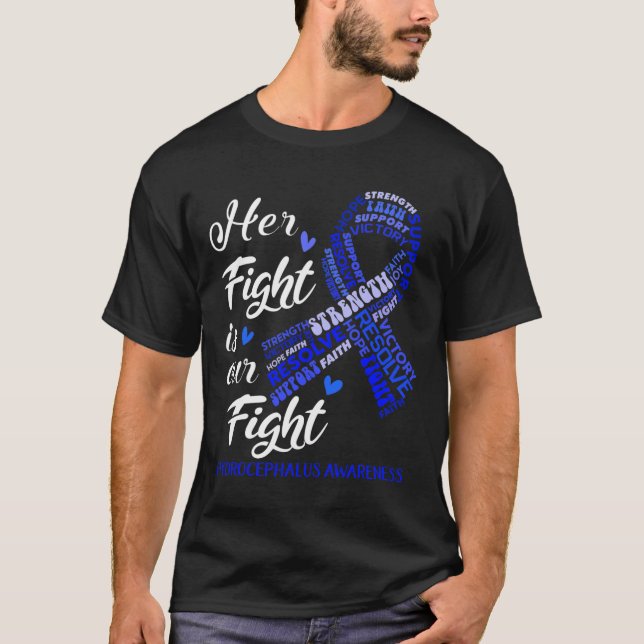 Awareness Her Fight Is Our Fight  T-Shirt (Front)