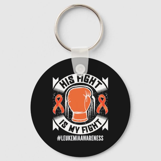 Awareness His Fight Is My Fight  Key Ring (Front)