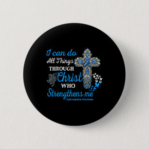 Awareness Hydrocephalus Warrior Christ 6 Cm Round Badge