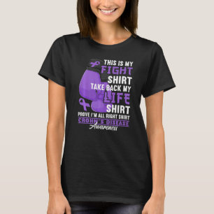 Awareness I Figh I Inflammatory Bowel Crohns Disea T-Shirt