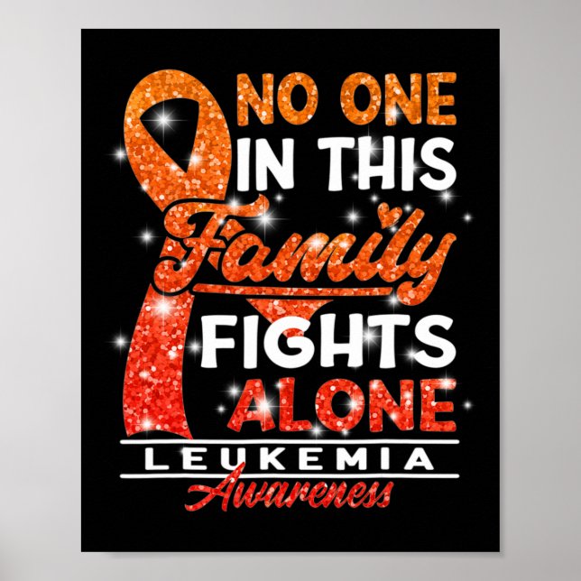 Awareness I No One In This Family Fights Alone I L Poster (Front)