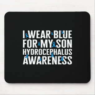 Awareness I Wear Blue For My Son Ribbon Neuros Mouse Pad