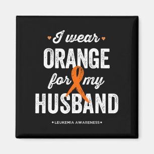 Awareness I Wear Orange For My Husband Magnet