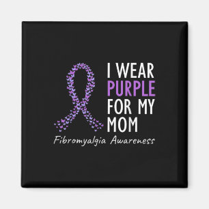 Awareness I Wear Pupple For My Mum Costume Tee Magnet
