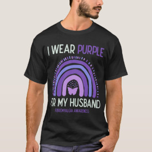 Awareness I Wear Purple For My Husband T-Shirt