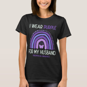 Awareness I Wear Purple For My Husband T-Shirt