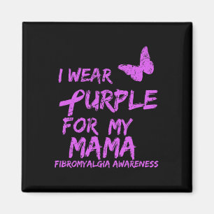 Awareness I Wear Purple For My Mama 6 Magnet