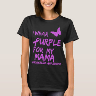 Awareness I Wear Purple For My Mama 6  T-Shirt
