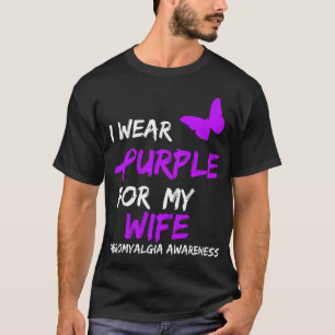 Awareness I Wear Purple For Wife 2 T-Shirt
