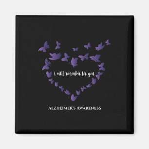 Awareness I Will Remember For You Cute Butterfly 1 Magnet