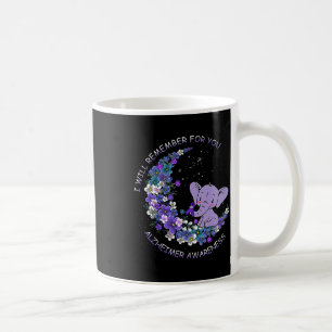 Awareness I Will Remember For You Elephant Moon Coffee Mug