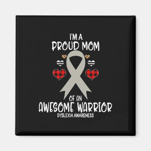 Awareness I'm Proud Mum Of Awesome Warrior Magnet