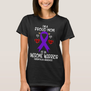Awareness I'm Proud Mum Of Awesome Warrior  T-Shirt