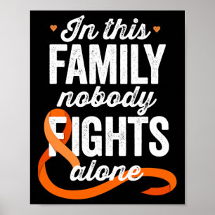 Awareness In This Family Nobody Fights Alone  Poster